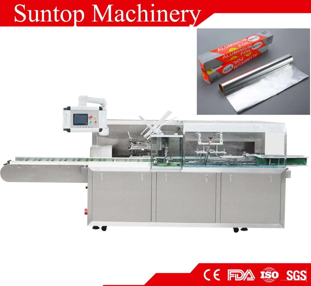 Automatic Aluminum Foil Baking Paper Carton Box Packaging Machine Cartoner Cartoning Packing Machine