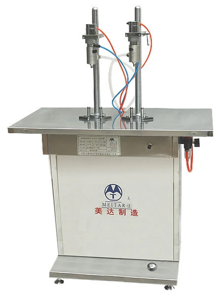 Semi Automatic Liquid Filling Crimping Gas Filling Aerosol Spray Can Filling Machine with CE