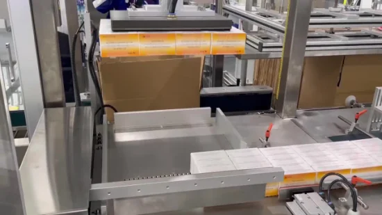 Máquina de embalagem de caixa de papelão vertical automática totalmente automática Máquina de embalagem de caixa de papel descartável